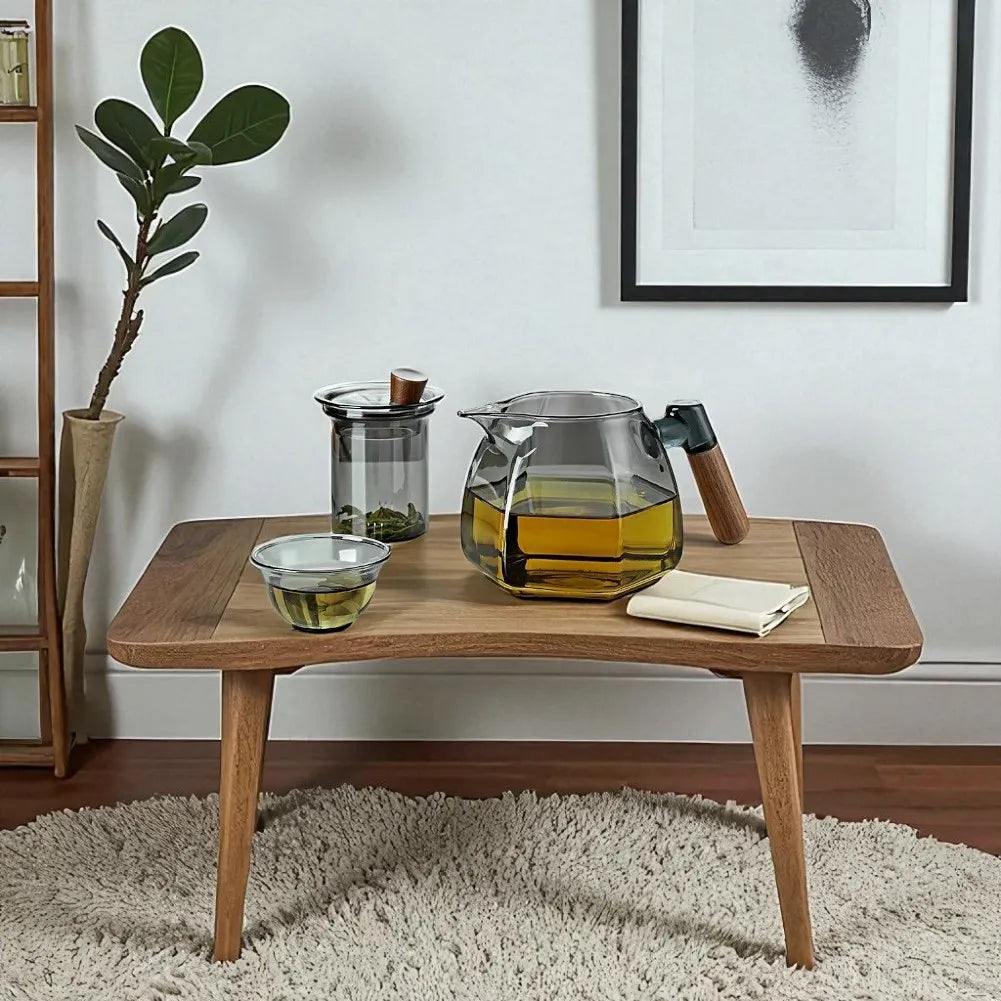 Théière en verre 600ML avec infuseur en acier inoxydable