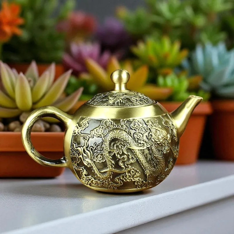 Théière dragon et phénix 200ML – Vintage, faite à la main