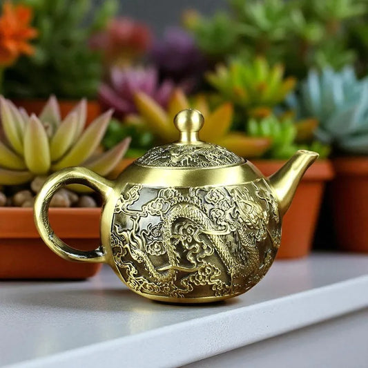 Théière dragon et phénix 200ML – Vintage, faite à la main