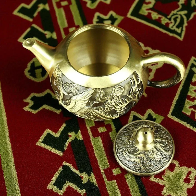 Théière dragon et phénix 200ML – Vintage, faite à la main