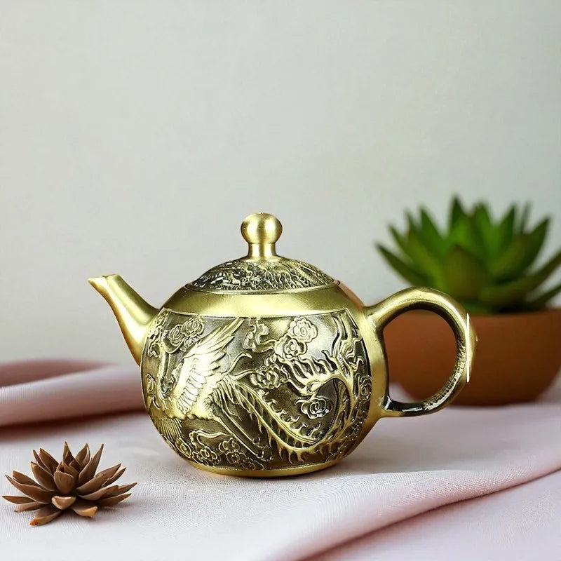 Théière dragon et phénix 200ML – Vintage, faite à la main