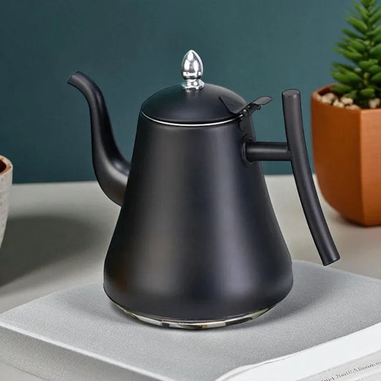 Théière en acier inoxydable 2L avec filtre – Pour thé