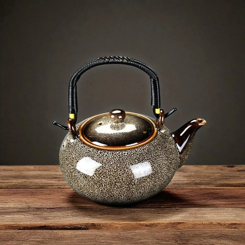 Théière en céramique 700 ml – Grande capacité avec infuseur