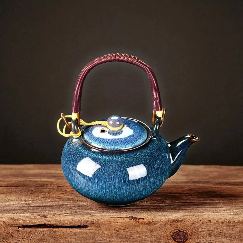 Théière en céramique 700 ml – Grande capacité avec infuseur
