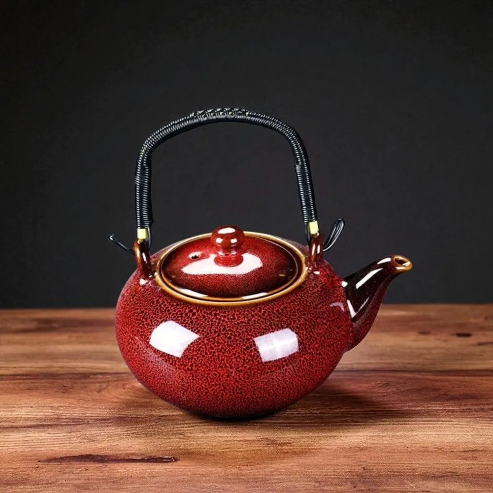 Théière en céramique 700 ml – Grande capacité avec infuseur