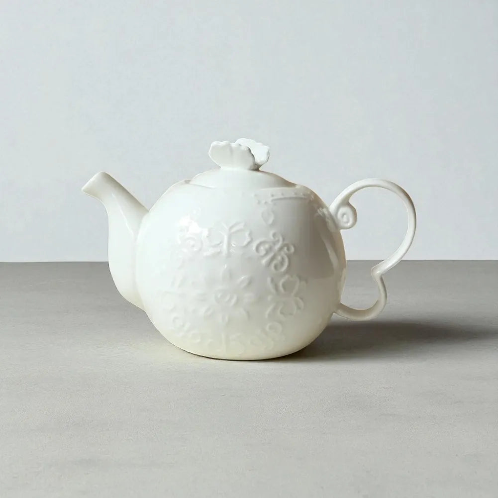 Théière en céramique blanche 700ML