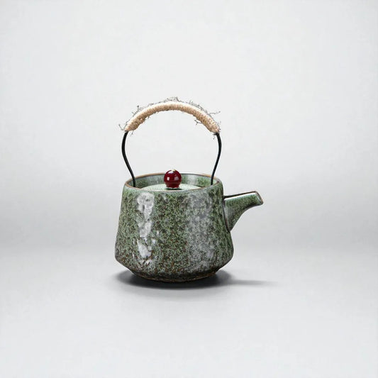 Théière en céramique et pierre 200ML – Pot fait main pour infusion