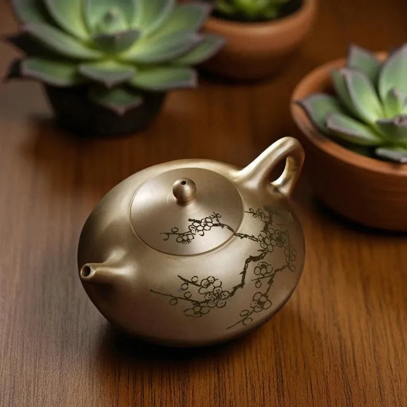 Théière en cuivre créative 100ML – Style chinois, idéale pour cadeaux