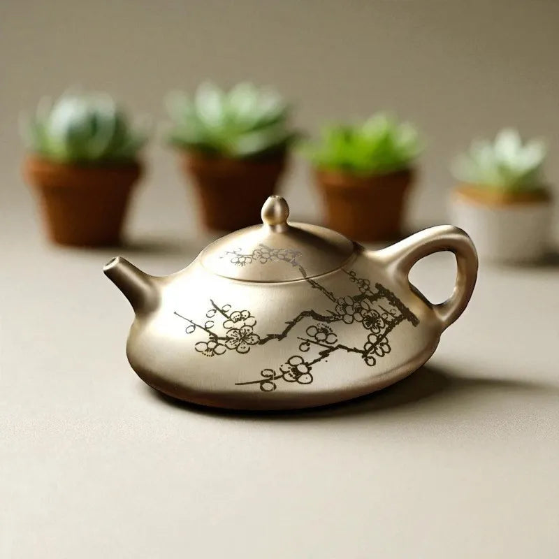 Théière en cuivre créative 100ML – Style chinois, idéale pour cadeaux