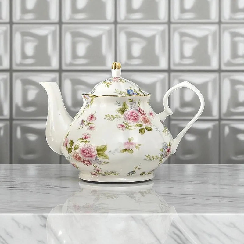 Théière en porcelaine 400ML – Résistante à la chaleur