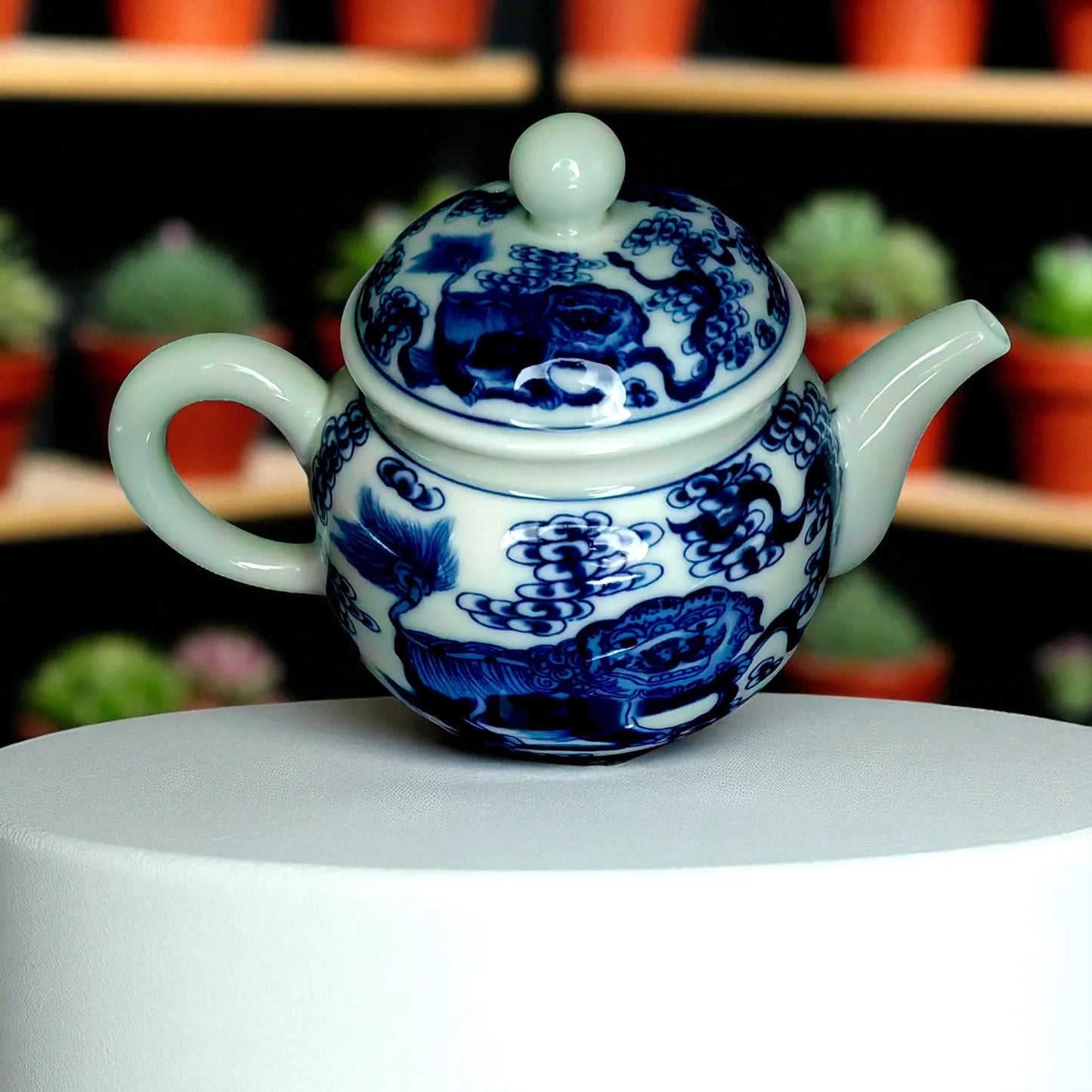 Théière en porcelaine Jingdezhen 200ML – Avec passoire