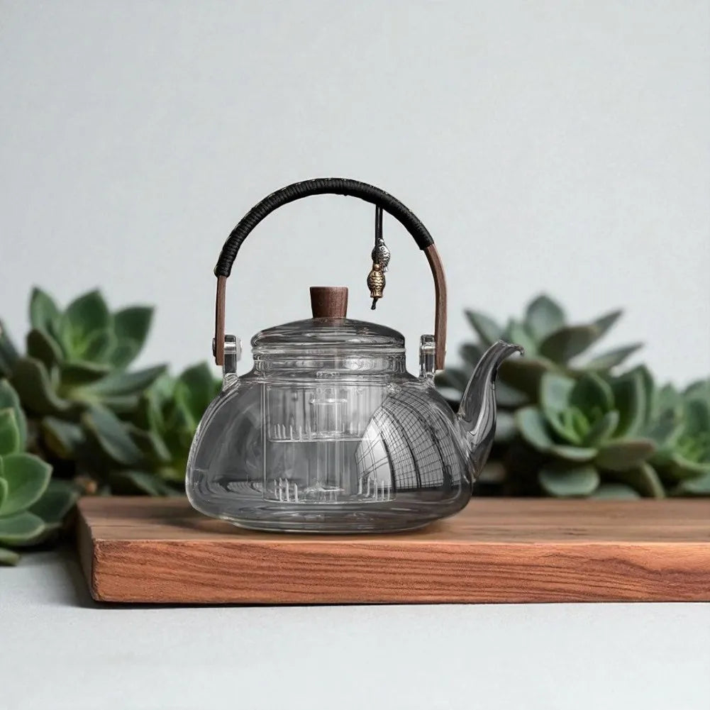Théière en verre pour infusion et ébullition - 950ML