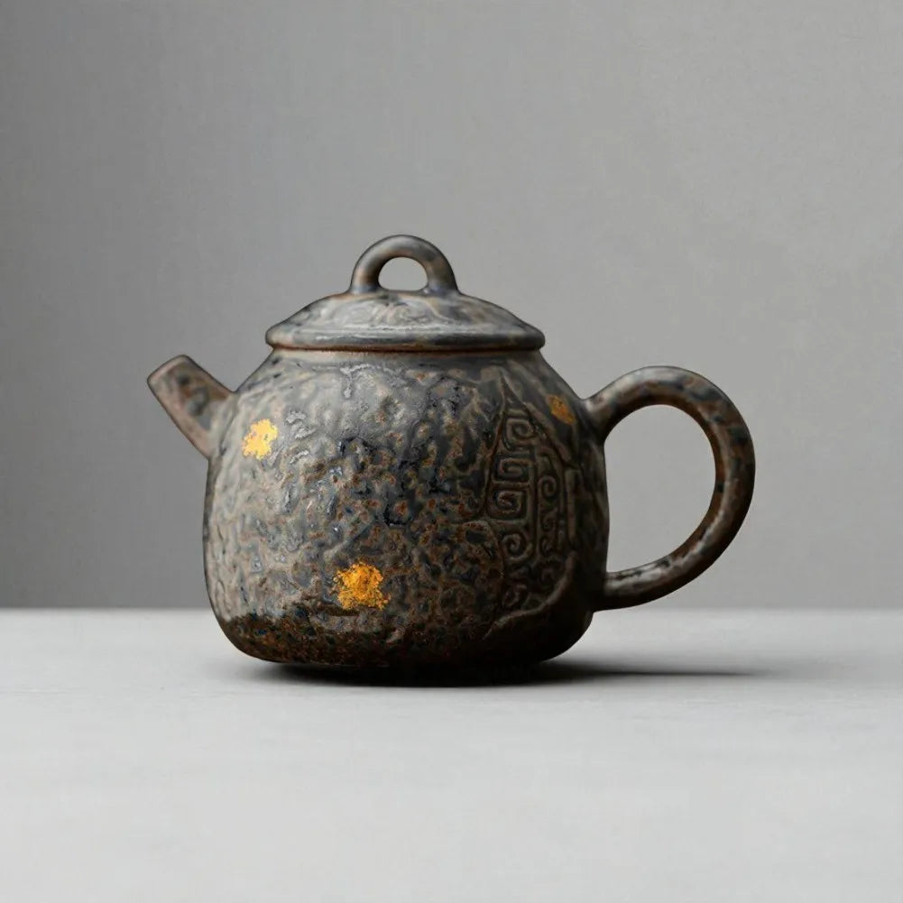 Théière japonaise en argile 180ML – Faite à la main pour infusion