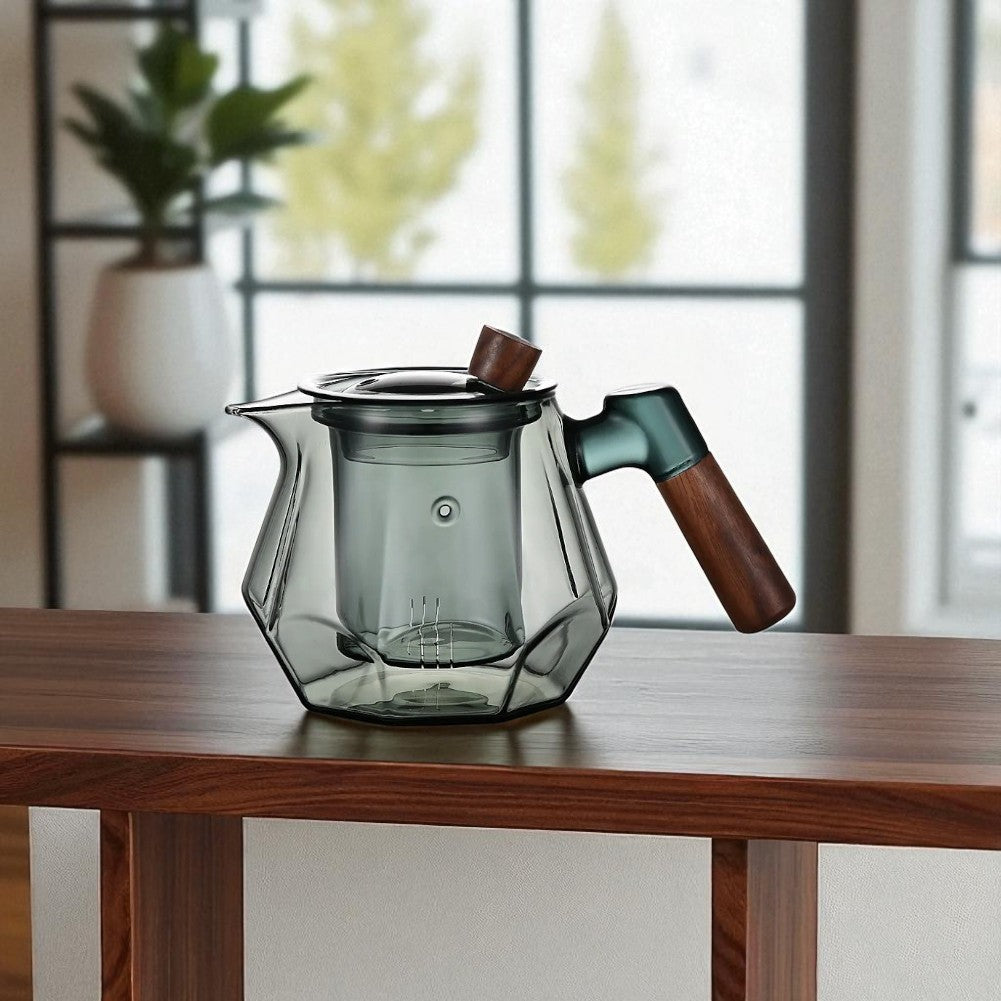 Théière en verre épais avec filtre 400ML