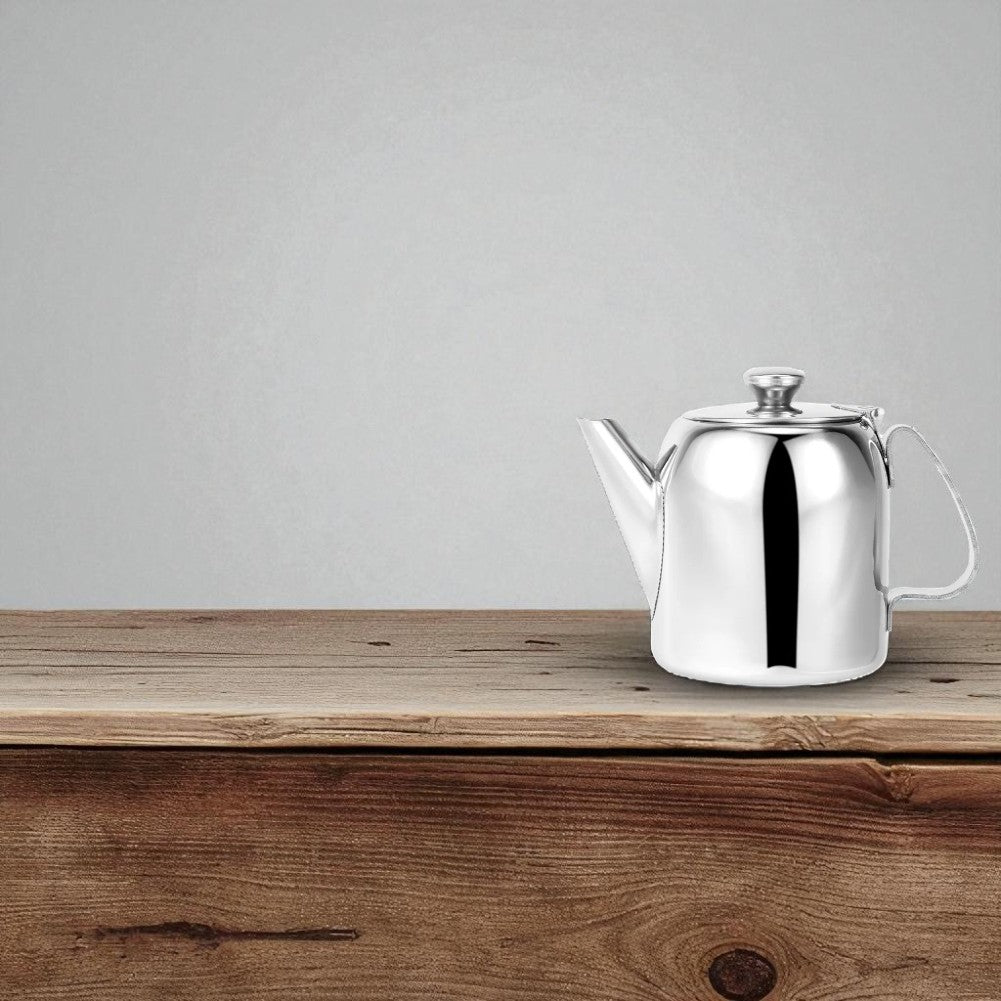 Théière en acier inoxydable 1L avec infuseur – Pour thé et bouillon