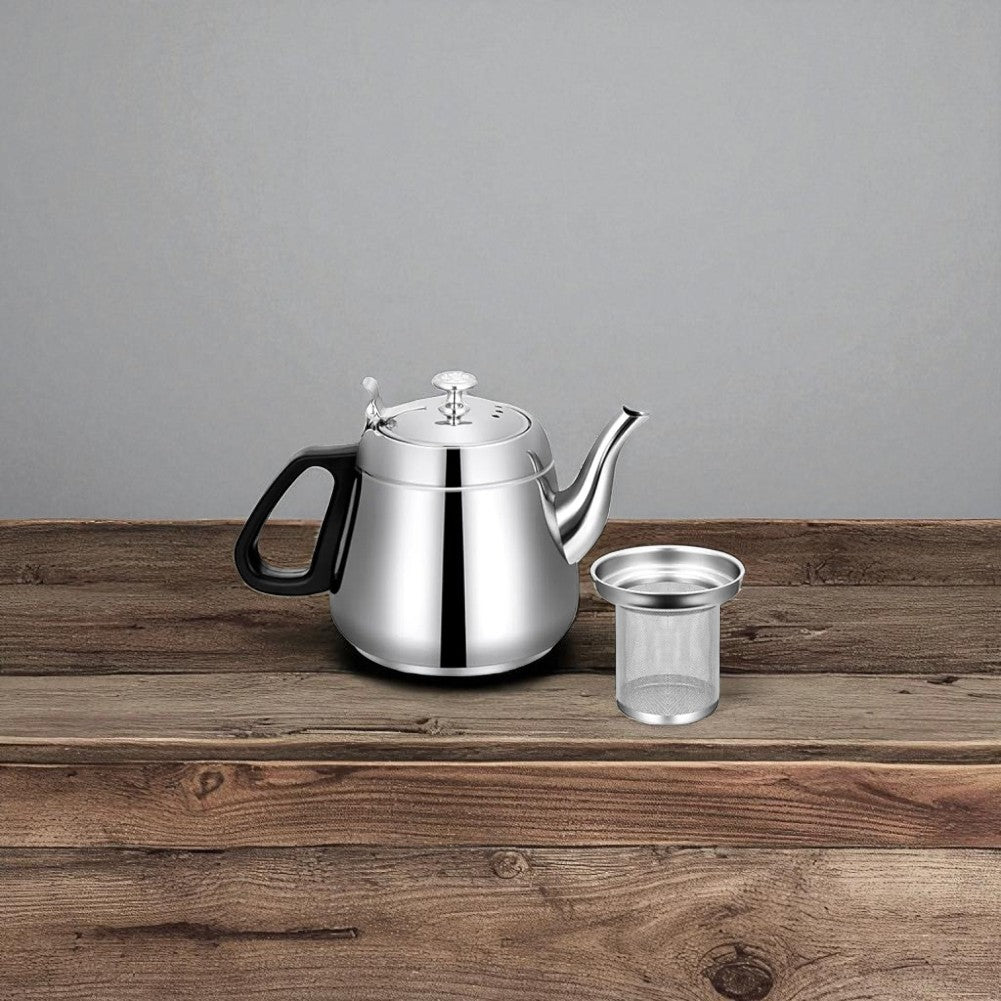Théière en acier inoxydable 1,5L avec filtre – Pour thé